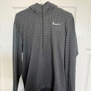 Black/Grey Nike Dri-Fit Thermal Hoodie
